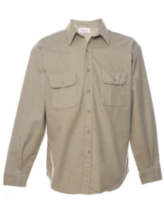 Dickies Khaki Long Sleeve Shirt