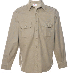 Dickies Khaki Long Sleeve Shirt