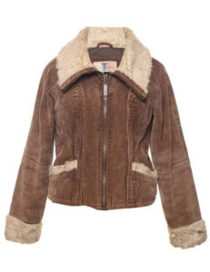 Brown Corduroy Shearling Jacket