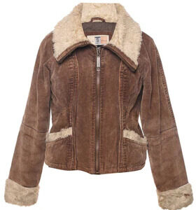 Brown Corduroy Shearling Jacket